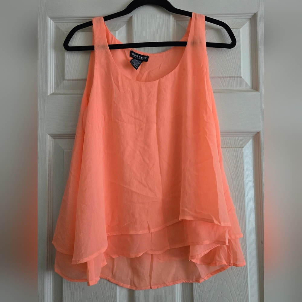 About a Girl Orange Top